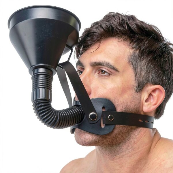Funnel Gag AE868 Adjustable Leather Design-1