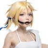Sexbaby Open Mouth Gag Silicone Leather Adjustable-2