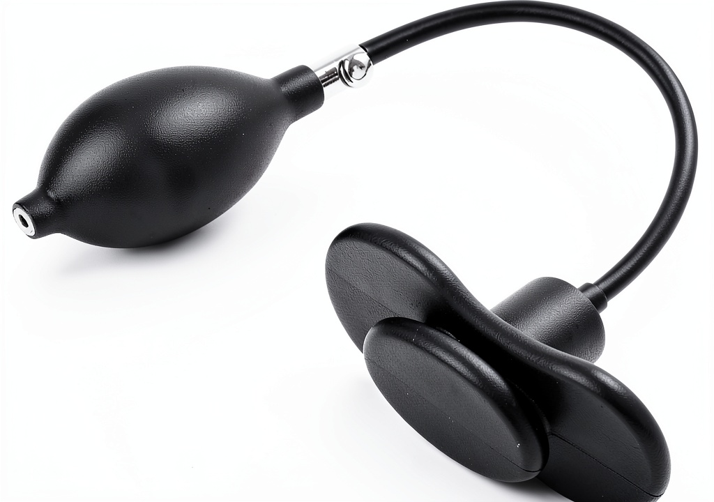 Installing Silicone Gag Master Series LE615 Ergonomic Design on a wooden desk