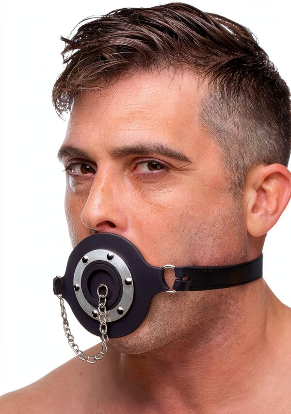 XR Brands Silicone Gag Lockable Buckle AG301-7