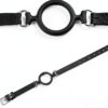 Sexbaby Open Mouth Gag Silicone Leather Adjustable-1