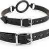 Sexbaby Open Mouth Gag Silicone Leather Adjustable-4