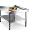 Equipment Grill Stand 24x28x24 Stainless Steel Table KODOM Adjustable-4