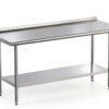 Stainless Steel Table Real Relax Prep Adjustable Undershelf 24x60x34-1