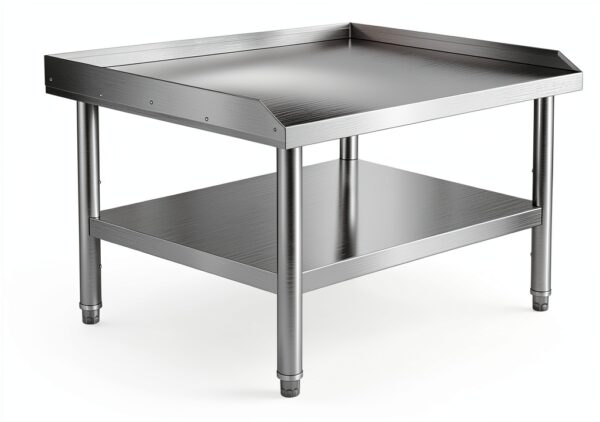 Equipment Grill Stand 24x28x24 Stainless Steel Table KODOM Adjustable-1