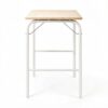 MUJI Steel Pipe Table Off White Foldable 50x80 cm Model 12132233-1