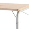 MUJI Steel Pipe Table Off White Foldable 50x80 cm Model 12132233-5
