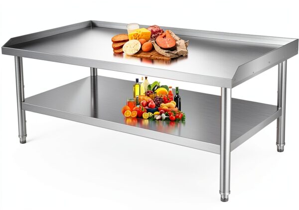 Prep Table Stainless Steel 30x60x24 KODOM Commercial Kitchen Stand-0