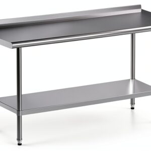 Stainless Steel Table Real Relax Prep Adjustable Undershelf 24x60x34-0