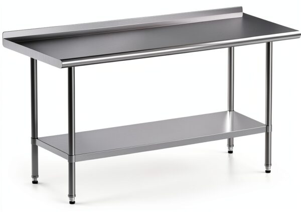 Stainless Steel Table Real Relax Prep Adjustable Undershelf 24x60x34-0