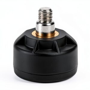 FLAT Equalizers 5/16"-18 Thread Table Stabilizer - Black, Restaurant-0