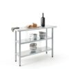 48" Long x 18" Deep Stainless Steel Work Table – AmGood-5