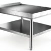 Equipment Grill Stand 24x28x24 Stainless Steel Table KODOM Adjustable-6