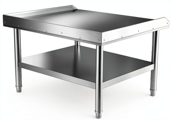 Equipment Grill Stand 24x28x24 Stainless Steel Table KODOM Adjustable-6