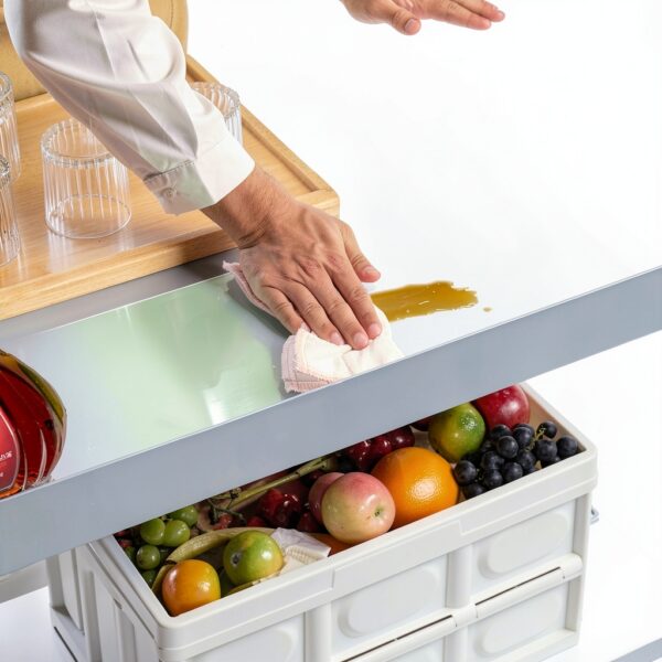 Stainless Steel Table Real Relax Prep Adjustable Undershelf 24x60x34-4