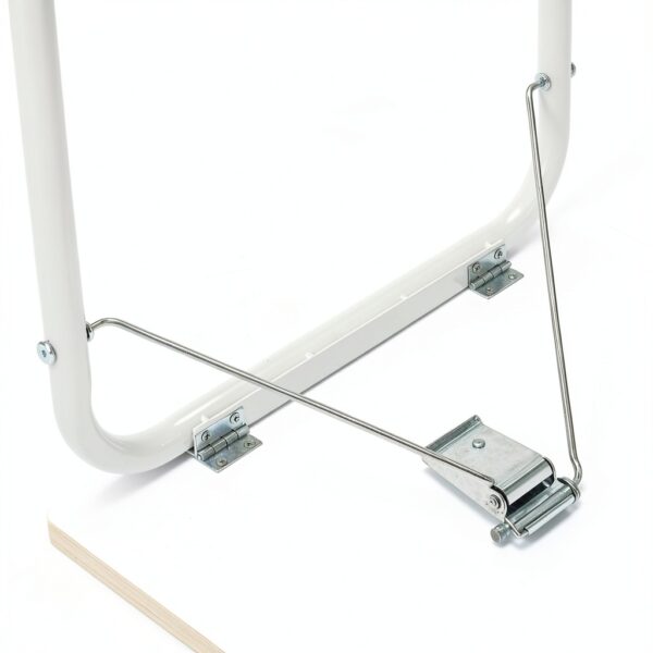 MUJI Steel Pipe Table Off White Foldable 50x80 cm Model 12132233-4