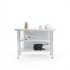 48" Long x 18" Deep Stainless Steel Work Table – AmGood-4