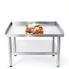 Equipment Grill Stand 24x28x24 Stainless Steel Table KODOM Adjustable-2