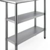 48" Long x 18" Deep Stainless Steel Work Table – AmGood-0
