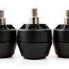 FLAT Equalizers 3/8 inch-16 Thread Table Stabilizer Black Grade 4 Pack-2