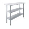 48" Long x 18" Deep Stainless Steel Work Table – AmGood-2