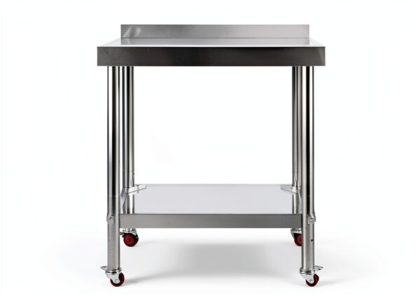 VEVOR Stainless Steel Prep Table 24x24 Inch Heavy Duty with Undershelf-7