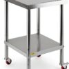 VEVOR Stainless Steel Prep Table 24x24 Inch Heavy Duty with Undershelf-8